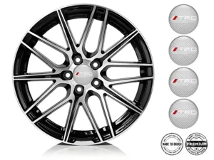 Toyota TRD Logos Bombados Custom Emblema de Rueda Edición